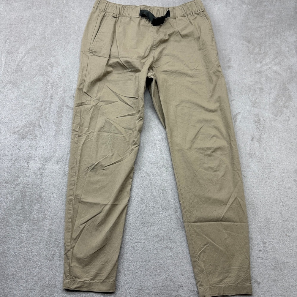 Oakley Pants Men L Tan Roam Commuter Regular Fit Belted Skater Jogger Streetwear